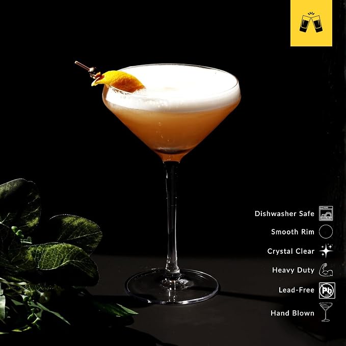 LEMONSODA Hand Blown Classic Martini Glasses, 2270 | Great - Image 2