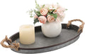 Hipiwe Galvanized Metal Iron Tray Farmhouse Serving Trays by Hipiwe