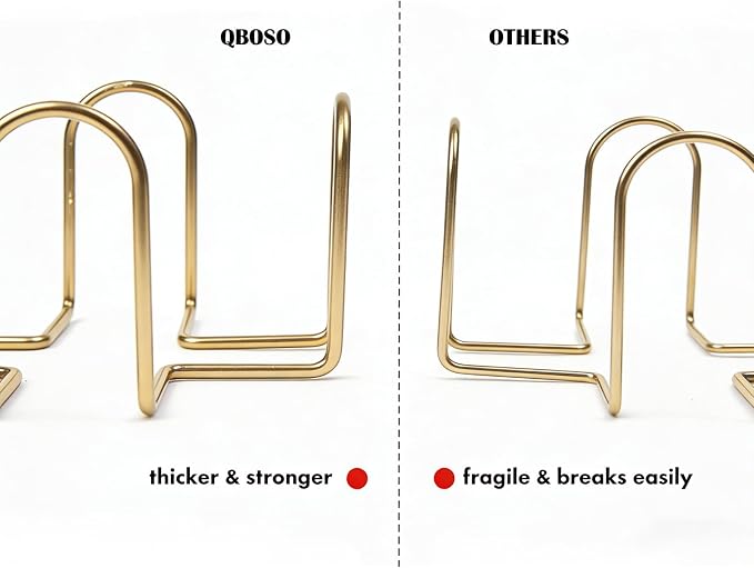 Coaster Holder 4.3 Inch Gold Iron Metal Holder Storage Caddy - Image 3