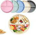 RUIBOLU Unbreakable Divided Plates 5PCS by RUIBOLU