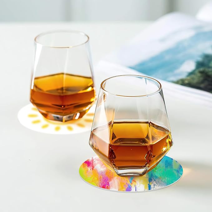 Disposable Paper Bar Coasters 400 Pcs White 4 Inch Coasters - Image 5
