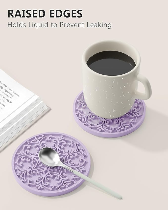 Drink Coasters, Coasters Set of 6 - Image 3