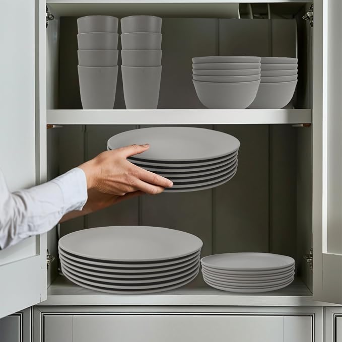40Pack plates and bowls sets for kitchen - Image 7