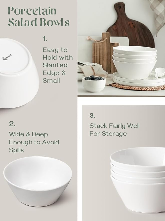 DOWAN 32 OZ Large Soup Bowls Set of 4 - Image 7