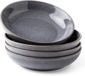 AmorArc 8.5'' Large Pasta Bowls, 36oz Stoneware Pasta Serving Bowls Set of 4 by AmorArc
