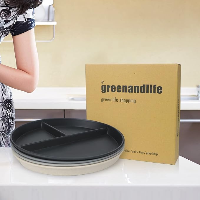 9 Inch Unbreakable Divided Plates - Image 6