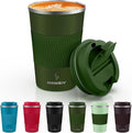 MOMSIV 12oz Travel Coffee Mug, Insulated Coffee Cup by MOMSIV