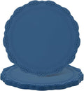 uxcell Set of 4 Round Silicone Coaster, Dark Blue by uxcell