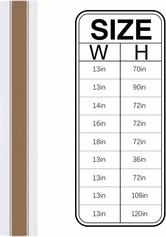 Brown Stripes Table Runners 36 inches Long, Cotton Linen Table Runner Dresser - Image 6