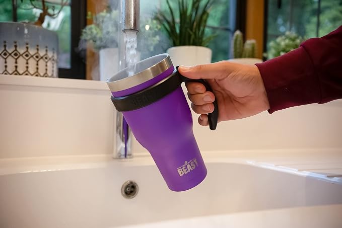 Beast 30 oz Tumbler Stainless Steel Vacuum Insulated Coffee Ice Cup Double Wall - Image 3