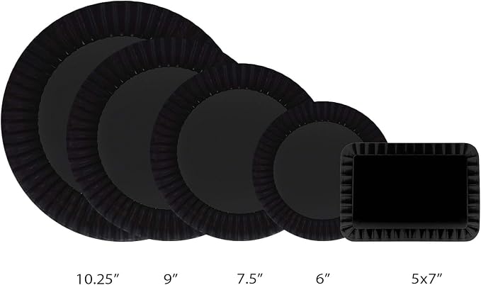 Party Essentials Deluxe Quality Hard Plastic 9-Inch Round Party/Luncheon Plates - Image 3