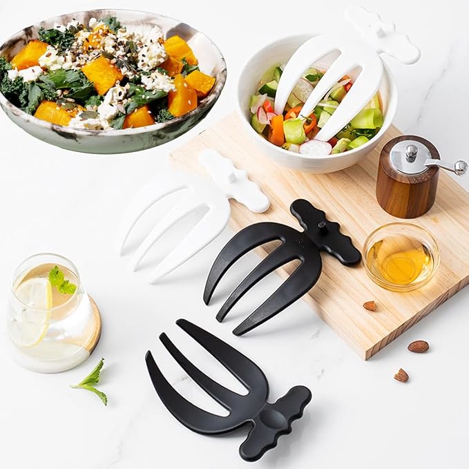 Salad Hands 2 Pack Plastic Salad Mixer Salad Servers Salad Claw - Image 6