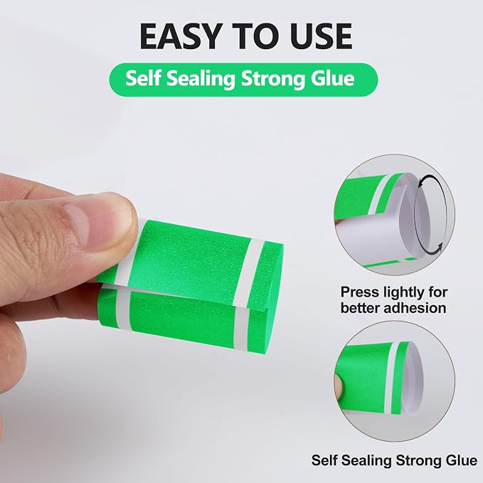 Germiwipe 500 Pcs Self-Adhesive Napkin Bands, | Paper Napkin Rings - Image 2