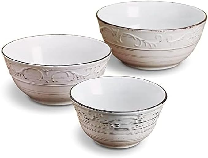 Pfaltzgraff Trellis Serving Bowls by Pfaltzgraff