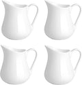 Gurygo 4 Pack 8 oz Ceramic Creamer Pitcher Set by FocusonHomeKitchen