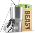 Beast 30 oz Tumbler Stainless Steel Vacuum Insulated Coffee Ice Cup Double Wall by GreensSteel