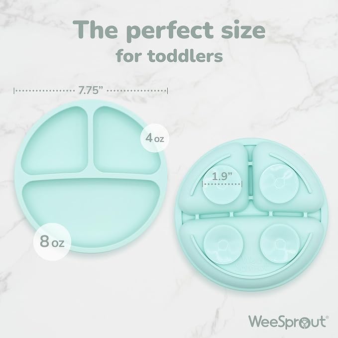 WeeSprout Suction Plates with Lids - Image 2