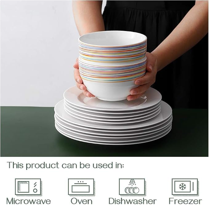DOWAN 5.8" Deep Soup Bowls & Cereal Bowls - Image 4