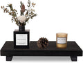 Wood Bathroom Tray Farmhouse Decor Kitchen Soap Holder, 11.8"x7" Black | by zoocatia