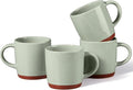 E-far Ceramic Coffee Mug Set of 4, 12oz Stoneware Coffee Cup by E-far