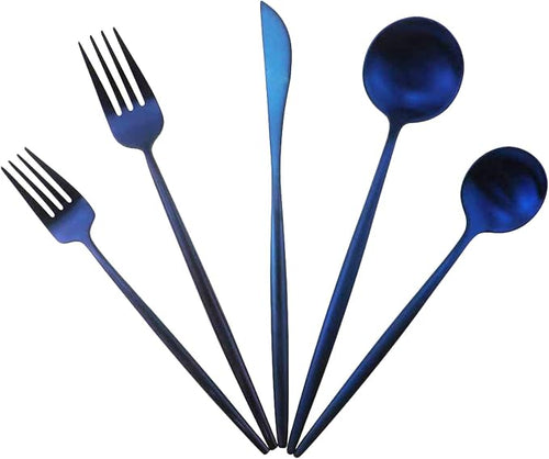 20-Piece 18/10 Stainless Steel Flatware Silverware, Luxury Dinnerware Set by Unknown