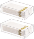 Rubtlamp 2 Pack 0.12 Thickness Clear Napkin Holder, Flat Napkin Holder by Rubtlamp