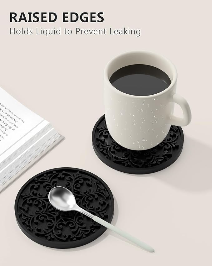 Drink Coasters, Coasters Set of 6 - Image 3
