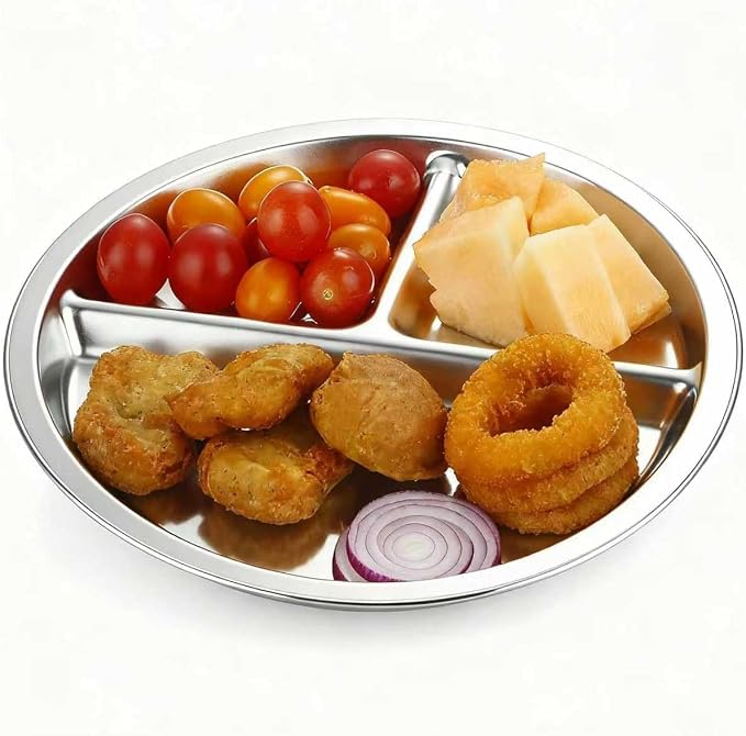 PandaEar Stainless Steel Divided Plates - Image 4