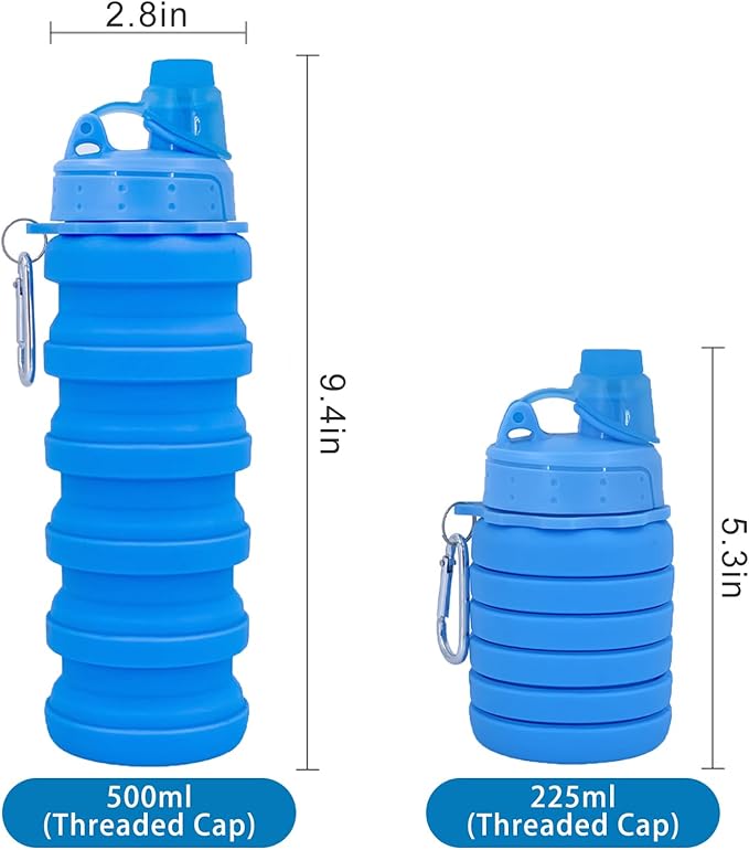 Collapsible Water Bottles Travel water bottle Sports Portable Sport Water - Image 2