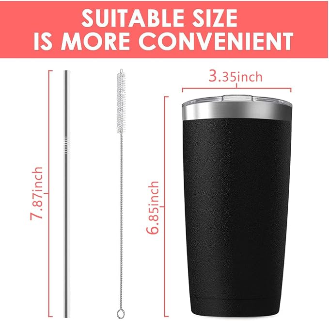 20oz Tumbler Vacuum Insulated Travel Mug - Image 3