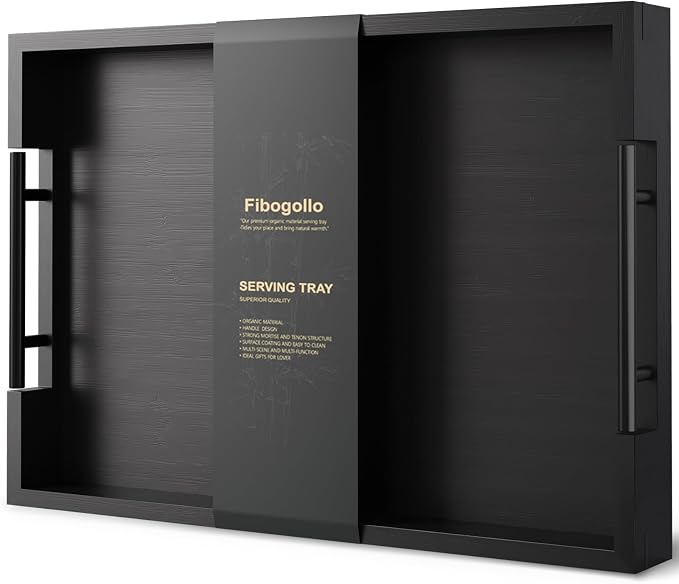 Fibogollo Bamboo Serving Trays by Fibogollo