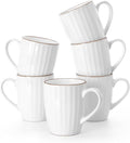famiware Eden Coffee Mugs Sets of 6, 12 oz Ceramic Stoneware Mug Cup Set | by Famiware