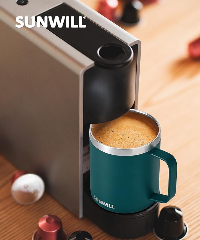 SUNWILL Travel Coffee Mug Set of 2, Insulated Tumbler - Image 6