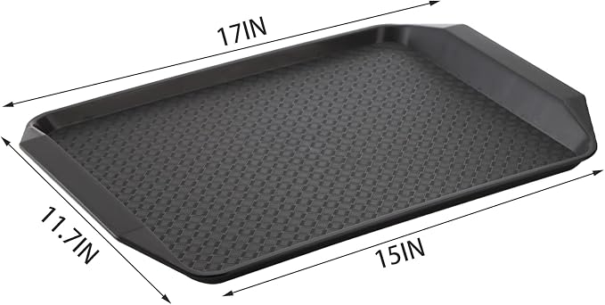 Cedilis 12 Pack Plastic Fast Food Trays - Image 2