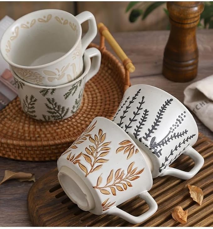 Ceramic Mug Set of 4, 11oz - Image 5