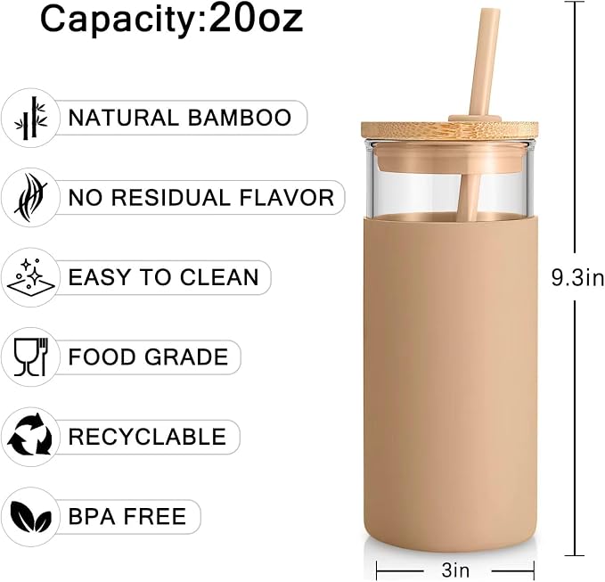 Tronco 20 oz Glass Tumbler - Image 9