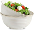Serving Bowls Set of 2, 9 Inch Large Ceramic Mixing Bowls by JINGUS