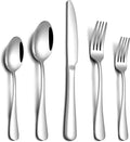 PHILIPALA 20 Piece Silverware Set, Stainless Steel Flatware Set by PHILIPALA