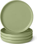 Amazon Basics Glazed Stoneware Salad Plates, Ceramic 4-Piece Set, Microwave and by AmazonBasics