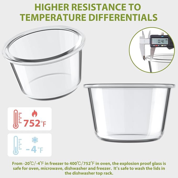 2Cup/16oz Glass Food Storage Containers - Image 5