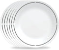 Corelle 6-Piece 8.5" Lunch Round Plates, Vitrelle Triple Layer Glass, by Corelle
