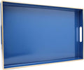 Spsyrine Blue Decorative Serving Tray by Spsyrine