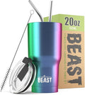 Beast 20 oz Tumbler Stainless Steel Vacuum Insulated Coffee Ice Cup Double Wall by GreensSteel