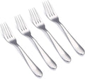 VANRA 4-Piece Children Forks Set Stainless Steel Kids Dinner Forks Child Silver by VANRA