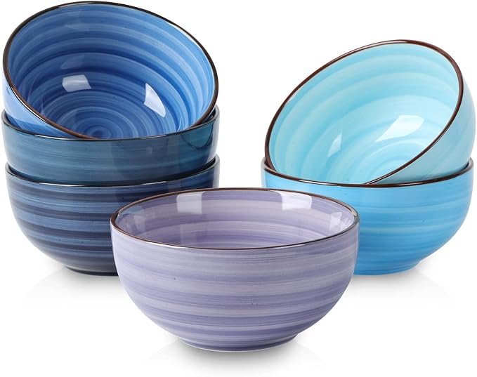 Selamica Ceramic 12 Oz Dessert Bowls Set, Small Bowls by Selamica