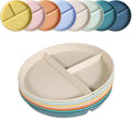 Divided Plates for Adults, Unbreakable Portion Control Plate Sectioned by Unknown