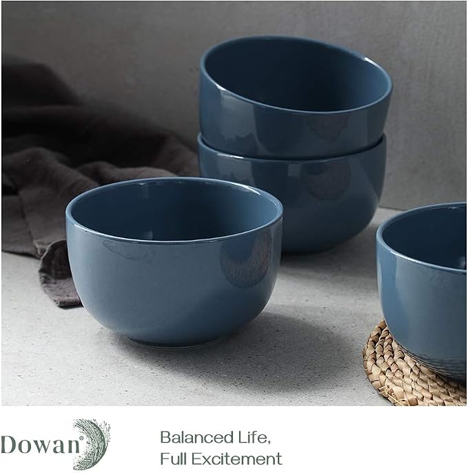 DOWAN 5.8" Deep Soup Bowls & Cereal Bowls - Image 2