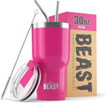 Beast 30 oz Tumbler Stainless Steel Vacuum Insulated Coffee Ice Cup Double Wall by GreensSteel