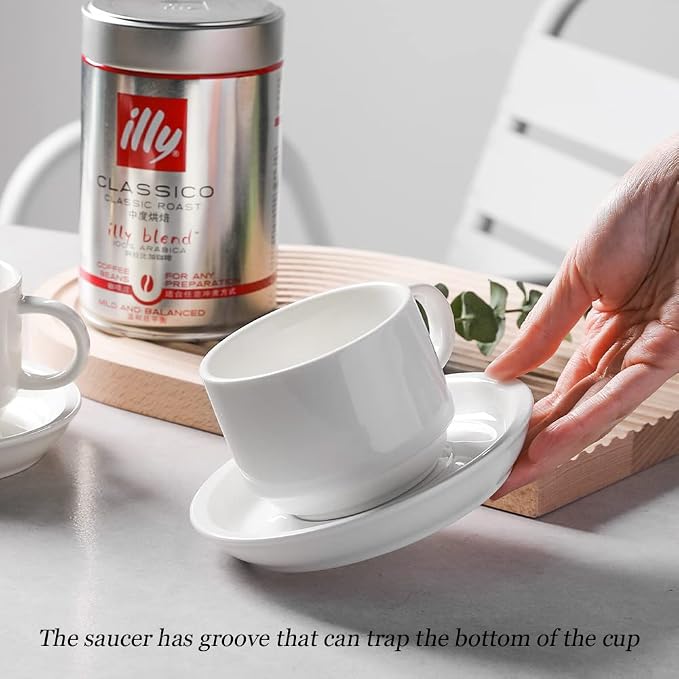 Sweejar Porcelain Cappuccino Cups - Image 3