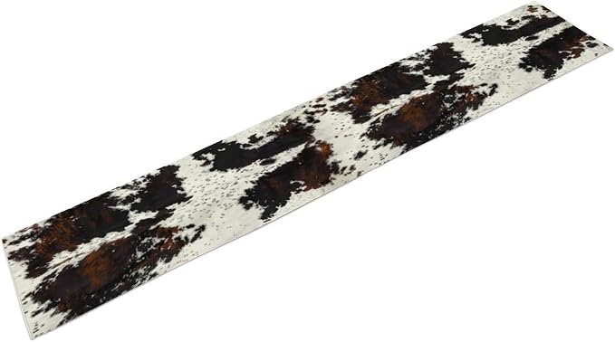 Cow Print Table Runner, 13x36 Inch - Image 5